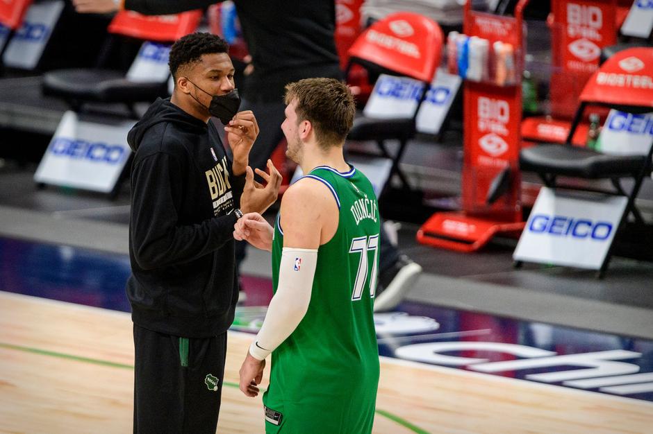 Giannis Antetokounmpo Luka Dončić | Avtor: Profimedia