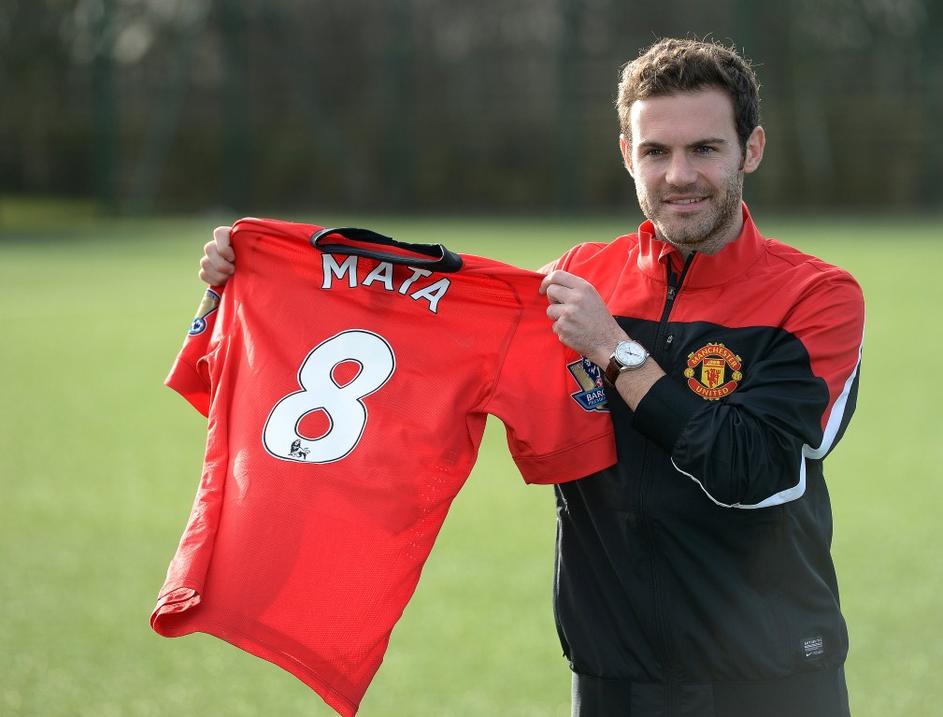 Mata Manchester United prestop dres majica osem osmica številka