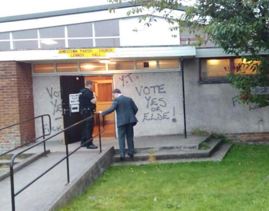 grafiti | Avtor: jackie baillie/twitter