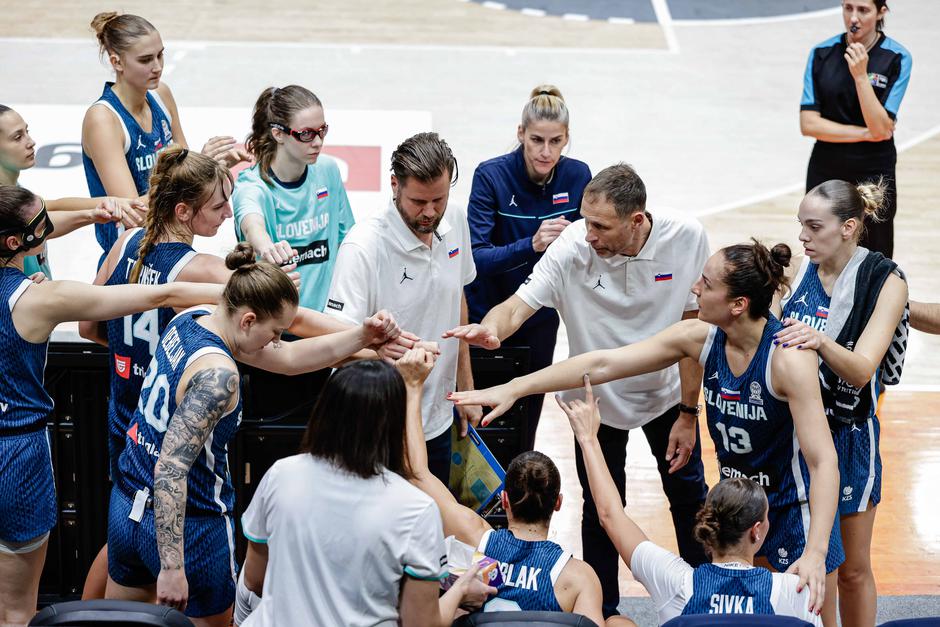 kvalifikacije za EP 2027, ženske, Slovenija - Latvija | Avtor: Saša Despot