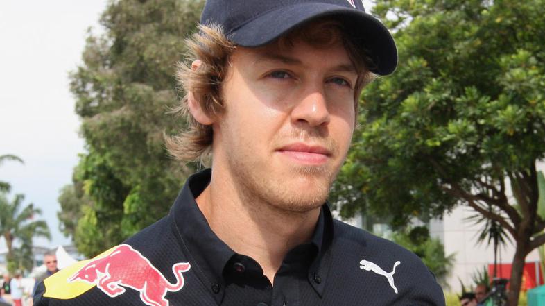 Na obeh dirkah je bil na polu, zdaj je čas, da tudi zmaga. Sebastian Vettel. (Fo