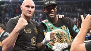 Tyson Fury in Deontay Wilder