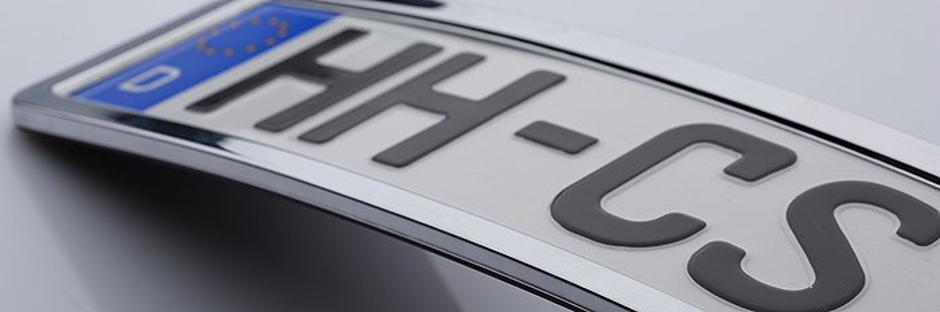 Registrska tablica | Avtor: my-carsign.de