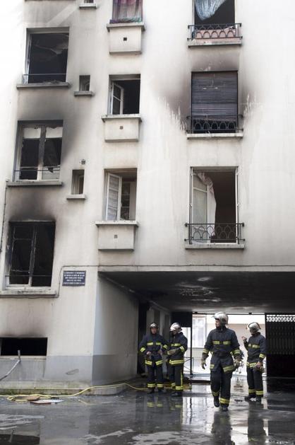 požar Pariz gasilci