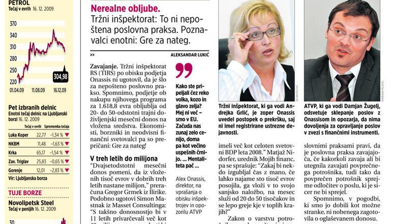 Na čudne posle Alexa Onassisa smo večkrat opozorili že lani.