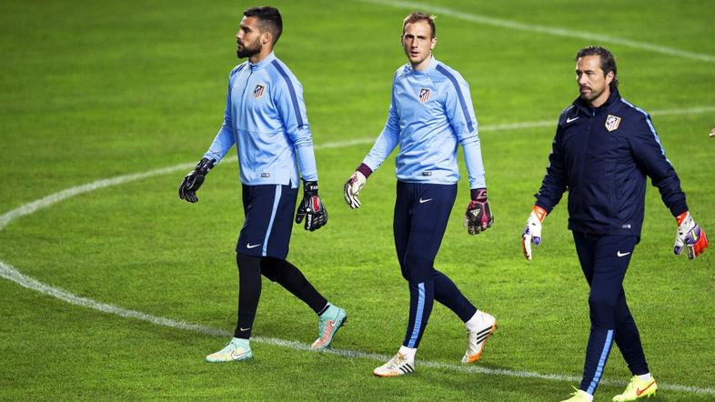 Jan Oblak Miguel Angel Moya Pablo Vercellone trening Atletico Madrid