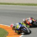 Na lanski VN Italije sta bila v boju za zmago Rossi in Pedrosa, še šestič zapore
