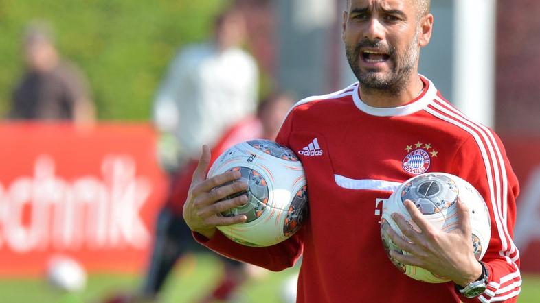 pep guardiola bayern munchen trening