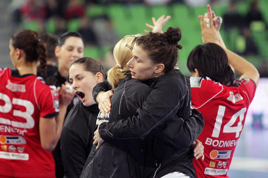 Krim Mercator Larvik liga prvakinj Stožice