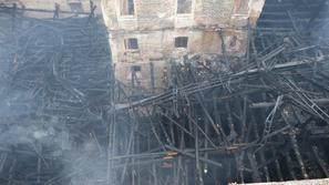 Majdičev mlin, Kranj, požar