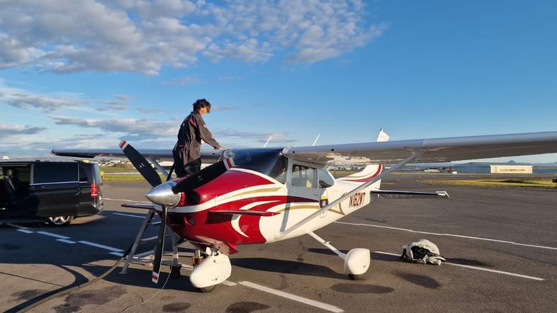 Ethan Guo samostojni polet