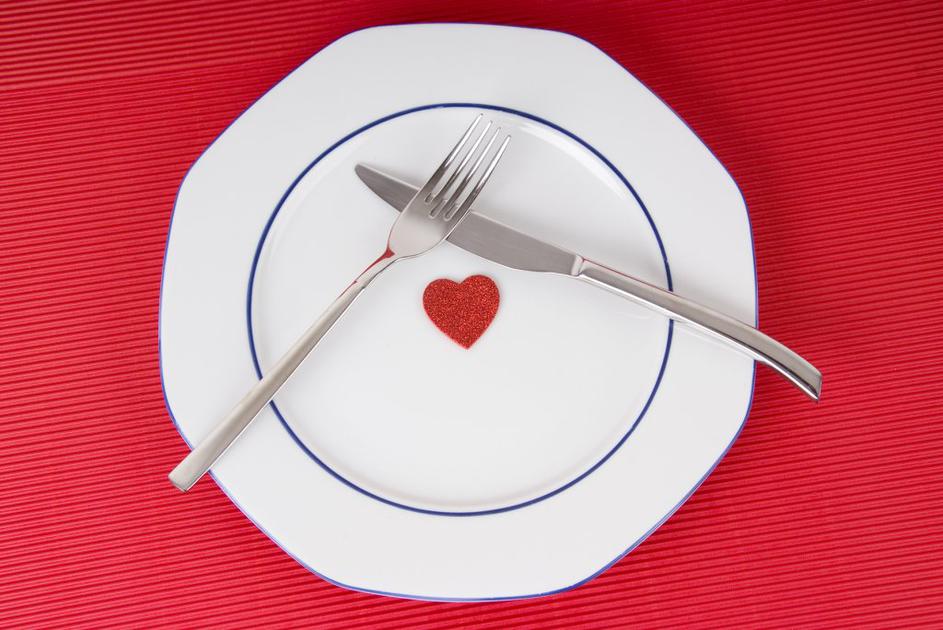 nož, vilica, krožnik