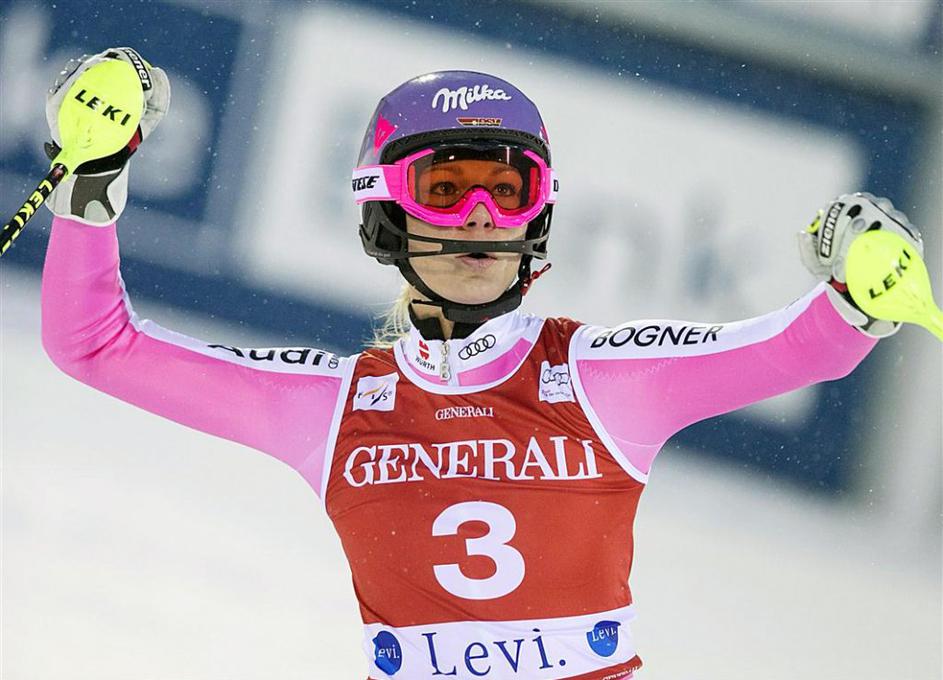 Höfl Riesch Levi slalom alpsko smučanje svetovni pokal