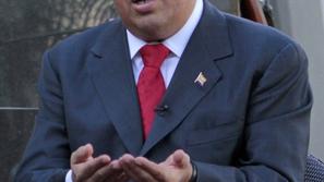 Venezuelski predsednik Hugo Chavez.