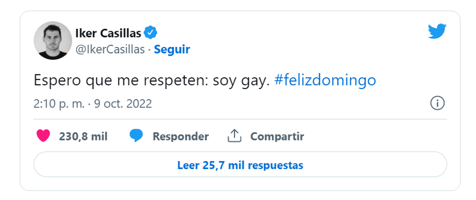Tvit Ikerja Casillasa | Avtor: Reševalni pas/Twitter
