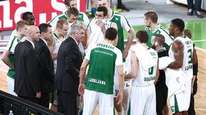 Sport 22.01.2014 Ales Pipan, kosarka, evropski pokal, Union Olimpija - Banvit Ba