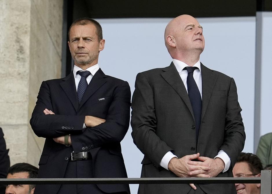 Aleksander Čeferin in Gianni Infantino | Avtor: Profimedia