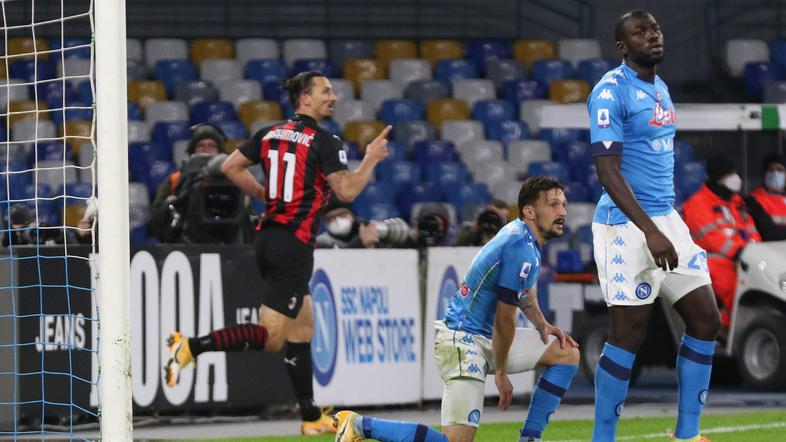 Zlatan Ibrahimović Napoli AC Milan