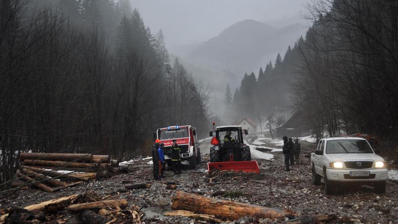 Vremenska ujma v Logarski dolini