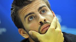 Pique Barcelona AC Milan Liga prvakov četrtfinale prva tekma San Siro