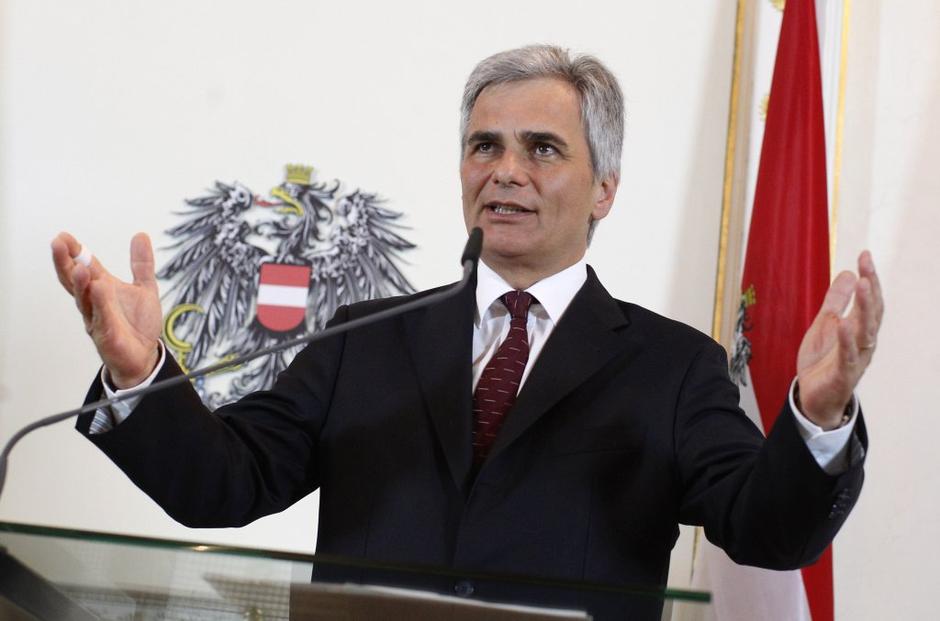 avstrijski kancler Werner Faymann | Avtor: Reuters