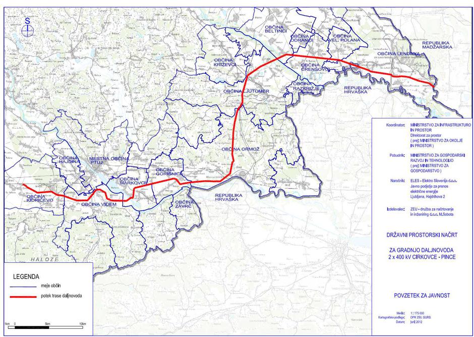 Plinovod Cirkovce-Pince | Avtor: ELES