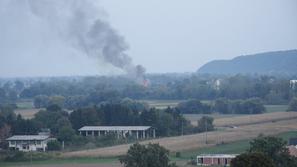 Požar v Čateških Toplicah