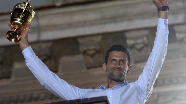 Novak Đoković sprejem Beograd