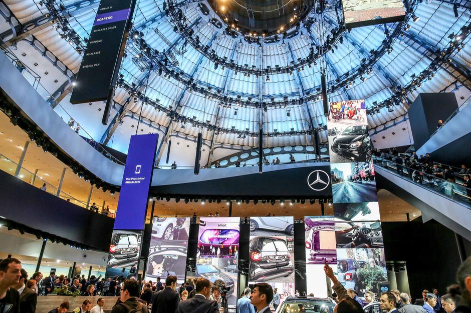 Mercedes-Benz na avtomobilskem salonu v Frankfurtu | Avtor: Saša Despot