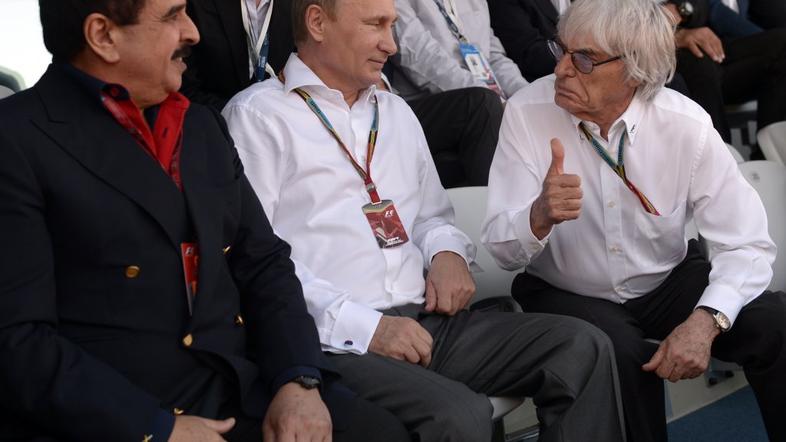 Ecclestone Putin VN Rusije Soči F1