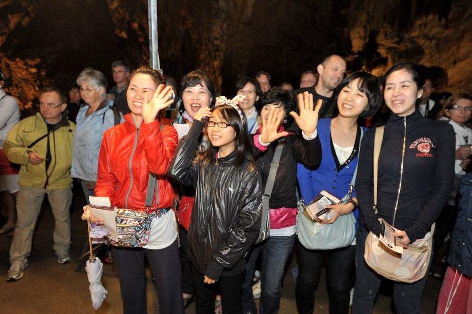 Postojnska jama, obiskovalci, turisti | Avtor: Anže Petkovšek