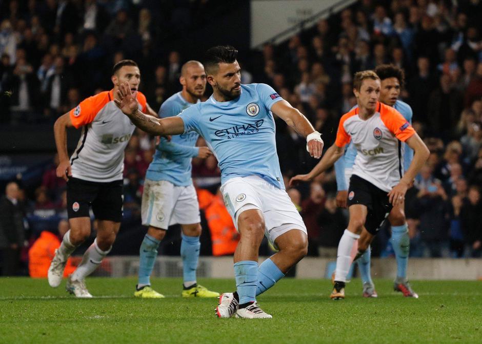 Sergio Agüero Manchester City Šahtar Doneck | Avtor: Profimedia