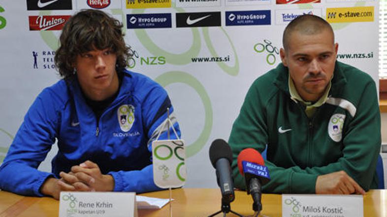Selektor Kostič poudarja, da je Krhin dodana vrednost mlade reprezentance.