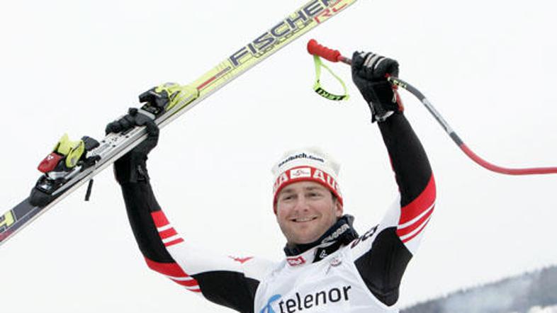 Kljub zmagi je Streitberger z mislimi zagotovo pri rojaku Lanzingerju.