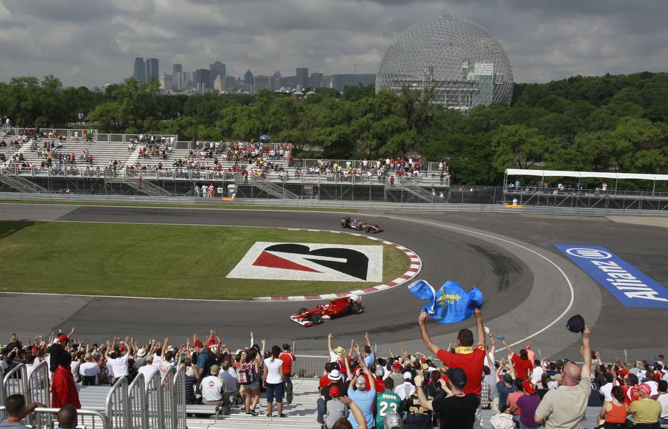 VN Kanade trening 2010 Montreal Ferrari sky line