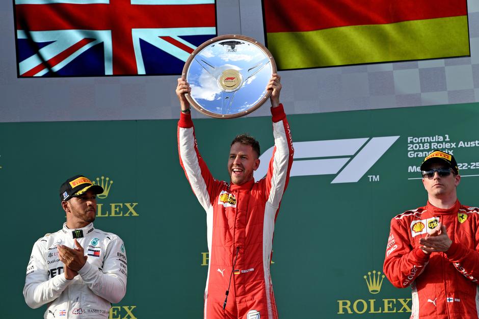 vettel hamilton raikkonen | Avtor: Epa