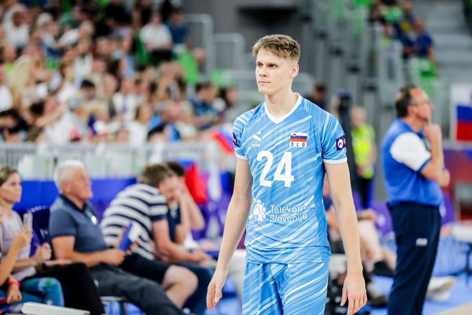 odbojka Liga Narodov Slovenija - Kanada, Nejc Najdič | Avtor: Saša Despot