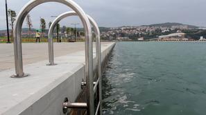 Semedelska promenada, je obljubljal koprski župan, bo najsodobnejša plaža na Jad