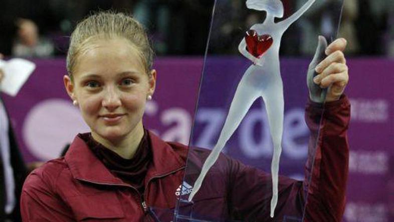 Ana Čakvetadze s pariško trofejo.