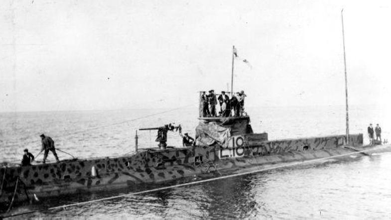 Podmornico E18 so odkrili 140 kilometrov zahodno od Talina. 