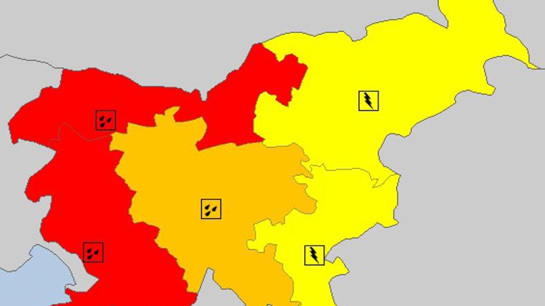 Rdeči alarm zaradi poplav