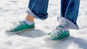 čevlji, zima, plundra, sol, sneg