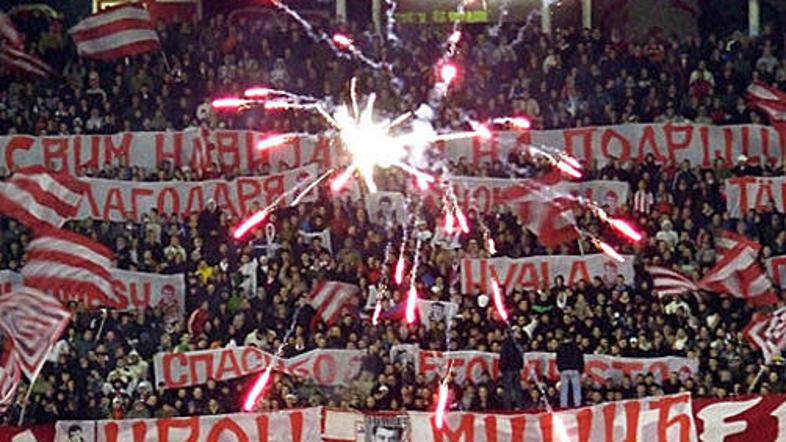 Navijaška kultura je v Srbiji dosegla dno in policija je morala ukrepati. FOTO: 