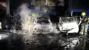 Požar električnega avta