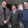 Prokurist, predsednik uprave in član uprave Casinoja Bled (z leve) Aleš Franetič