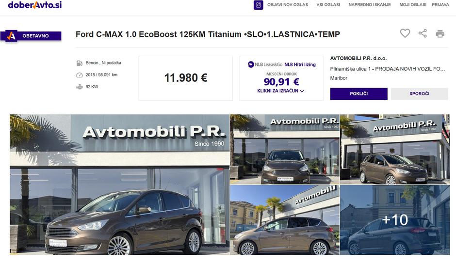 Oglasi za rabljena vozila na spletni strani DoberAvto | Avtor: Doberavto