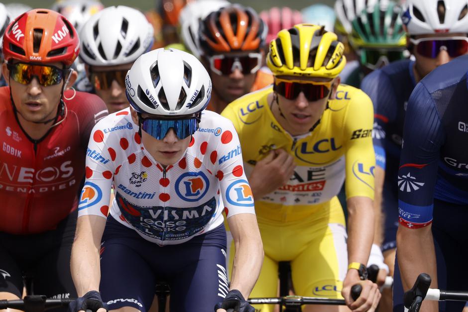 Jonas Vingegaard Tadej Pogačar | Avtor: Epa