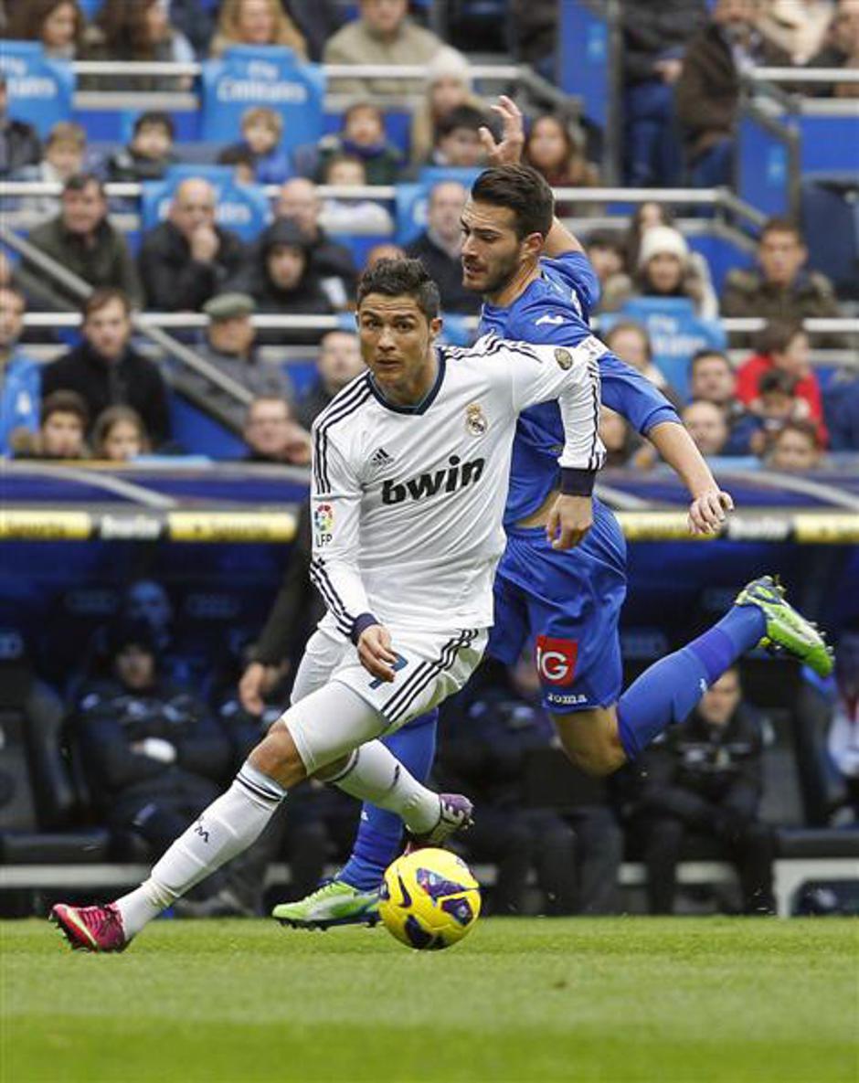 špansko prvenstvo la liga real madrid getafe cristiano rafa lopez | Avtor: EPA