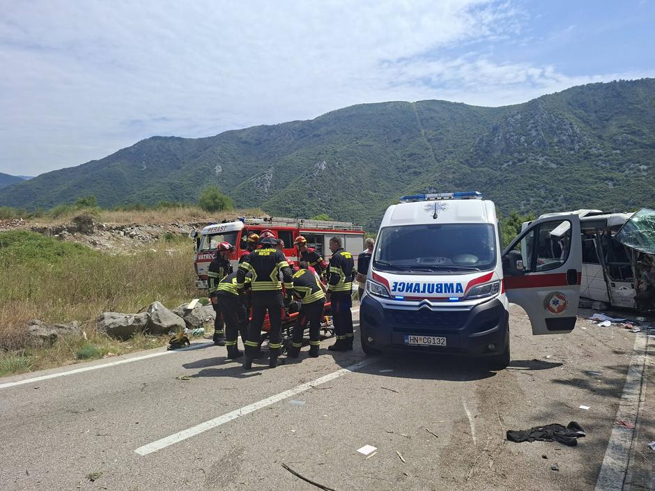 Nesreča avtobusa v Črni gori | Avtor: Facebook/Vatrogasna jedinica Kotor