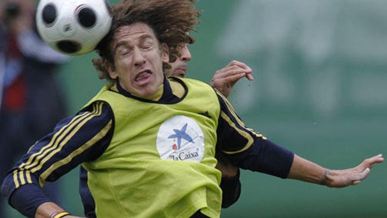 Med poškodovanami v španski reprezentanci je tudi nogometaš Barcelone Carles Puy